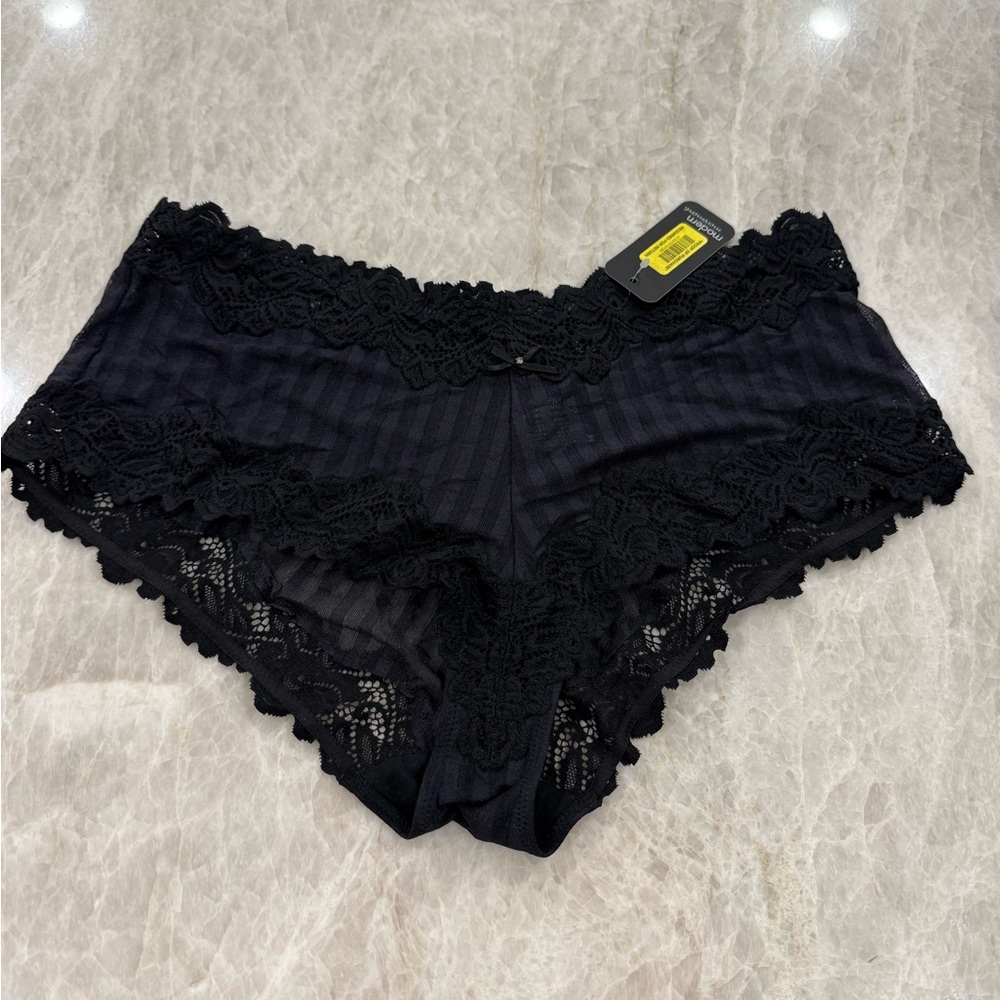 Modern Movements Black Lace Top